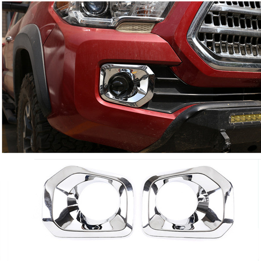 Suitable for 2016-2022 for Toyota Tacoma ABS chrome front fog light trim