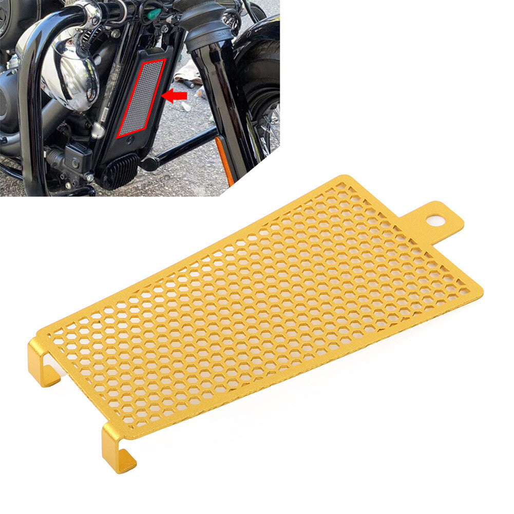 Radiator Grille Cover for Harley Softail Deluxe Low Rider Fat Bob 2018-2022 Gold