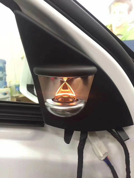 12 color Illuminated speaker tweeter sand clock style for Mercedes W166 GLE X166 v