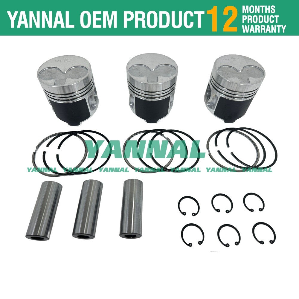 piston kit with rings for Perkins 403C-15, 403D-15, 403C-15T, 403D-15T-