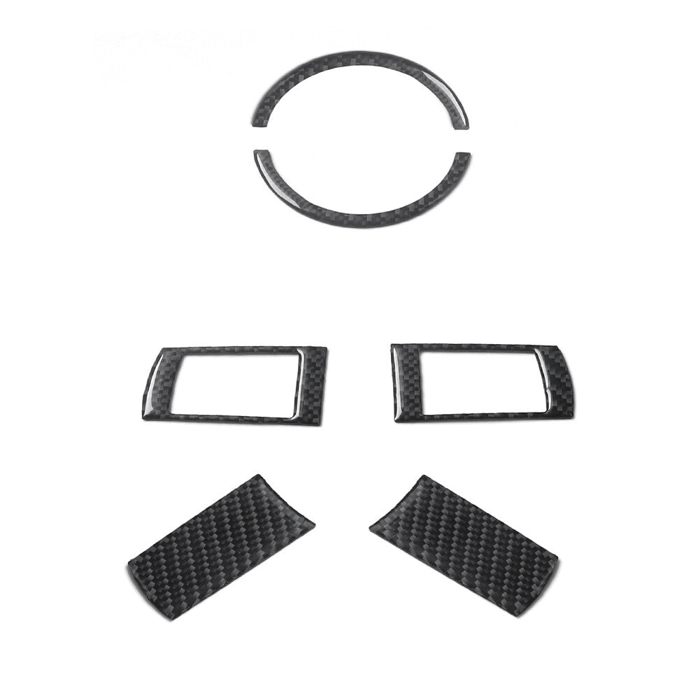 2X Red Carbon Fiber Rear Door Handle Frame Cover Trim for Camry 2012-2014 v