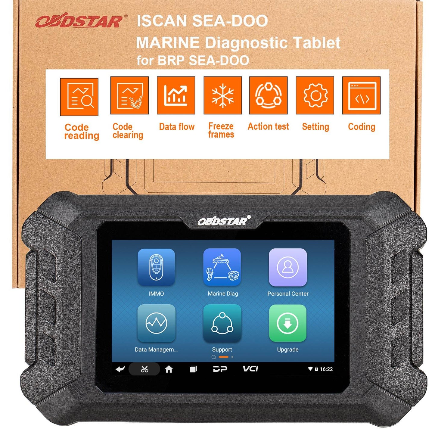 OBDSTAR ISCAN For SEA-DOO MARINE Diagnostic Scanner Tool Code Reading Data Flow
