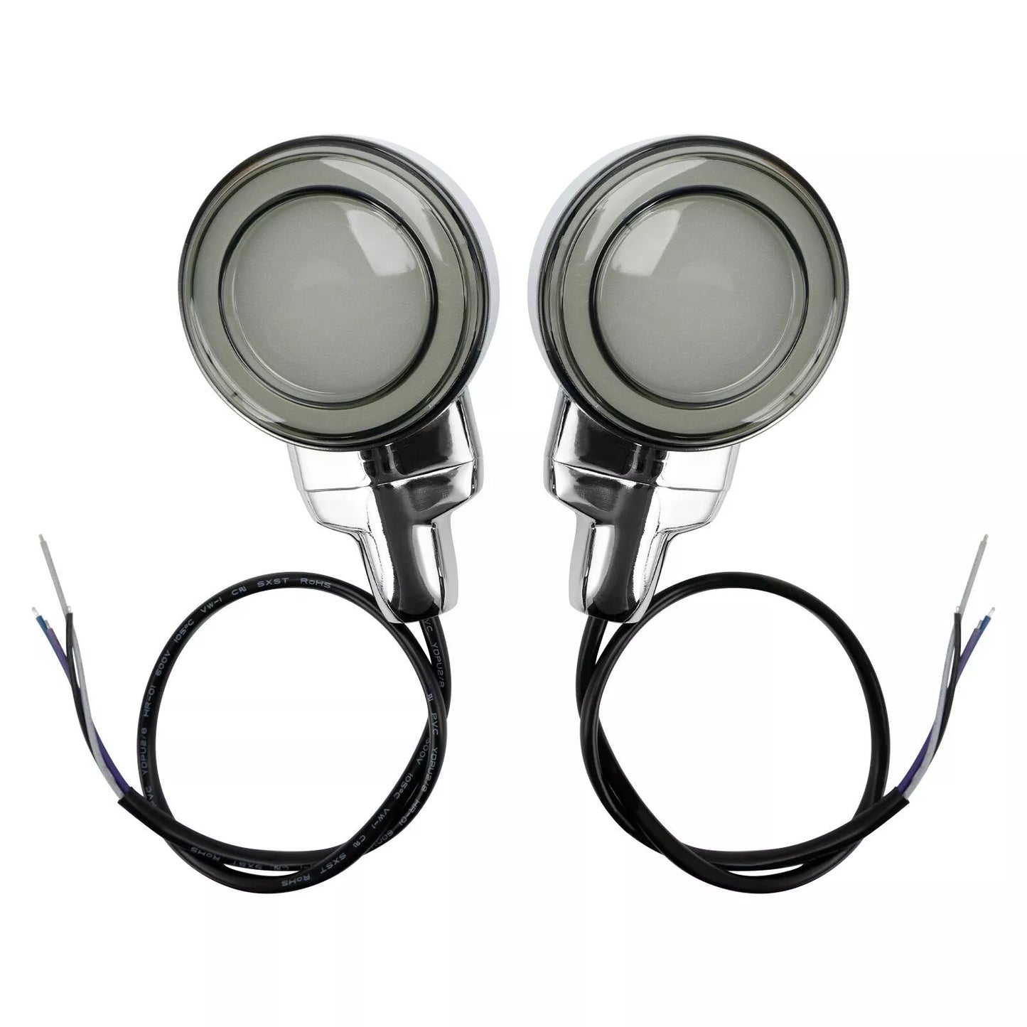 LED flat-front turn signals for Heritage Softail Classic Touring 1999 and above. n