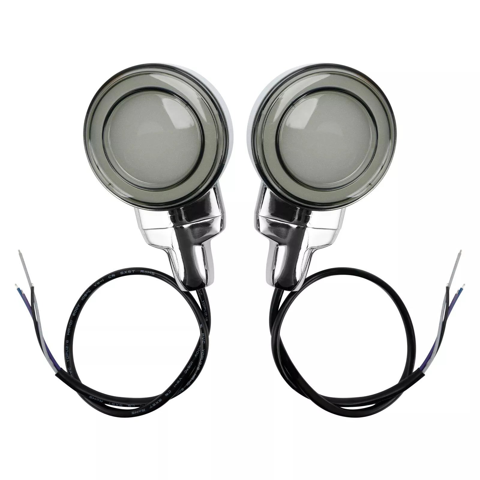 LED flat-front turn signals for Heritage Softail Classic Touring 1999 and above. n