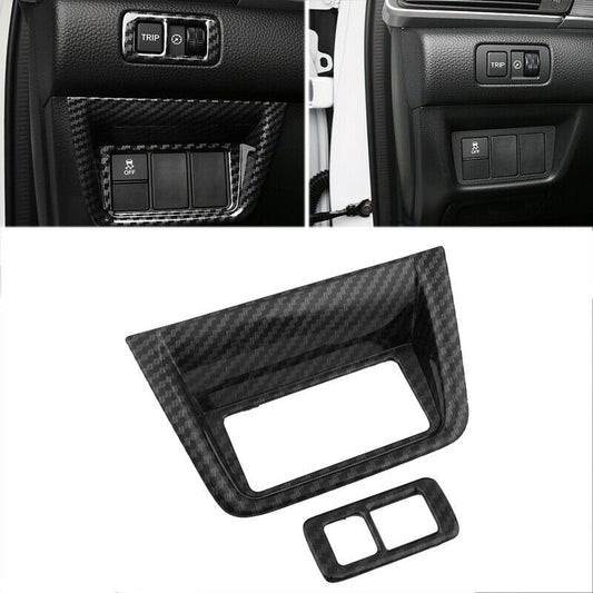 for Honda Accord 2018-2022 Carbon ABS Headlight Function Switch Button Cover n