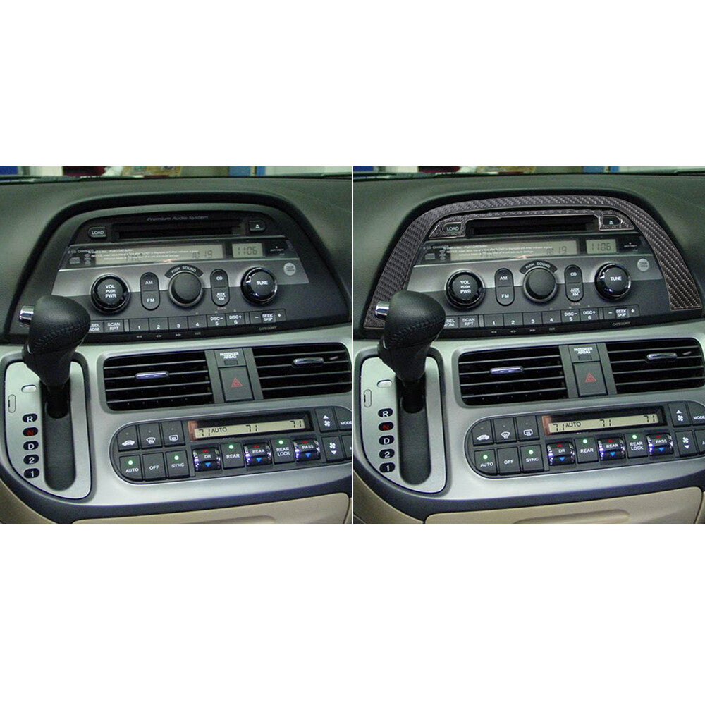 2Pcs Carbon Fiber Steering Wheel Button Trim for Subaru Forester 2009-2013 TypeA v