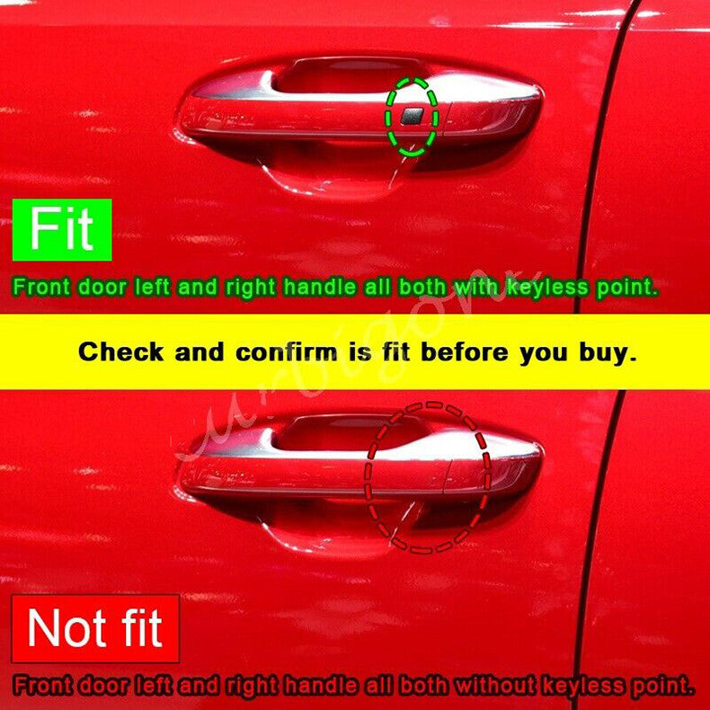 for Kia Sorento 2021-2023 Carbon Fiber Exterior Side Door Handle Cover Trim