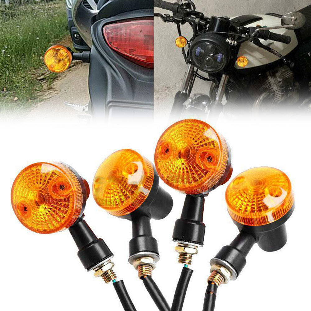 4pcs Motorcycle Turn Signal Indicator Light Blinker for kawasaki for Suzuki for Honda Q