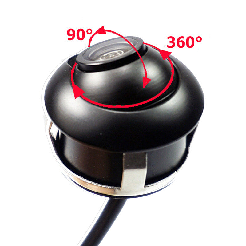 Universal 360° Night Vision Car Left + Right Rear Wheel Front View Backup Camera Video - n