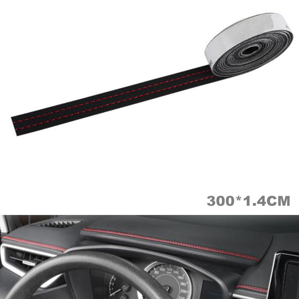 3001.4 cm Leather Sealing Strip Molded Edge Decoration Car Dashboard Gap Strip n