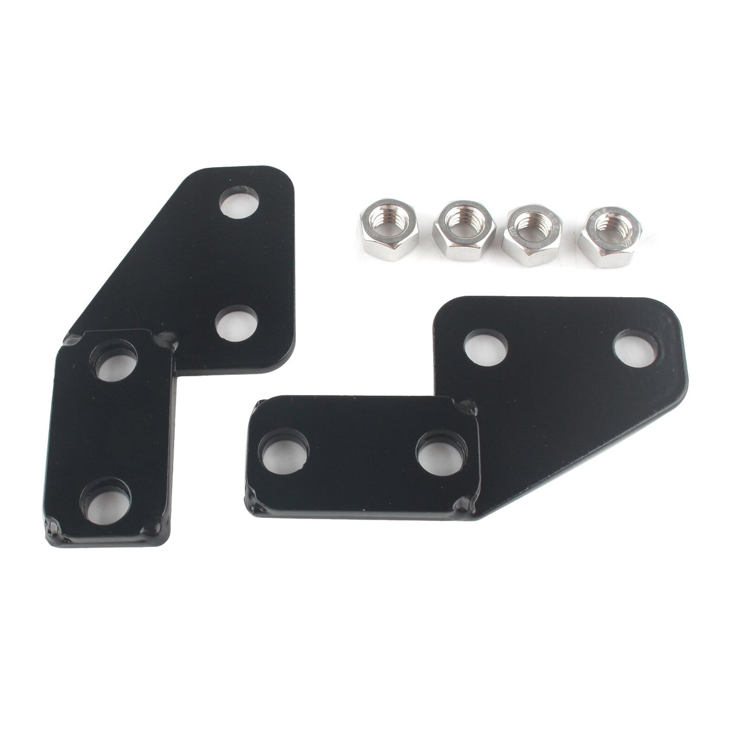 2x Black License Plate Bar Eliminator for Harley Road Glide King 97-08 FLT FLHR Q