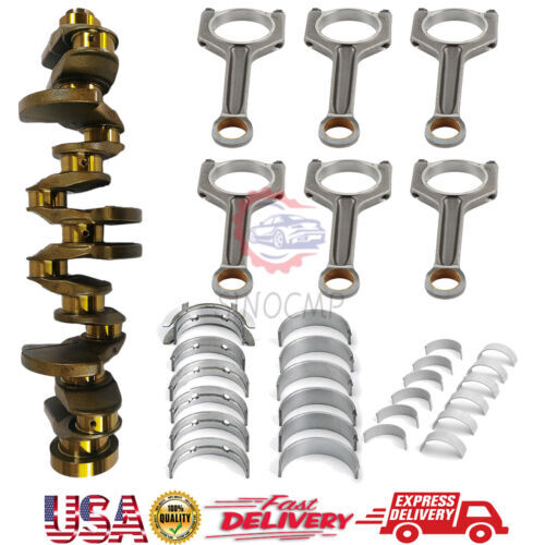 Engine Crankshaft 11217580483 w/ Connecting Rod Conrod Bearings for BMW M3 335i