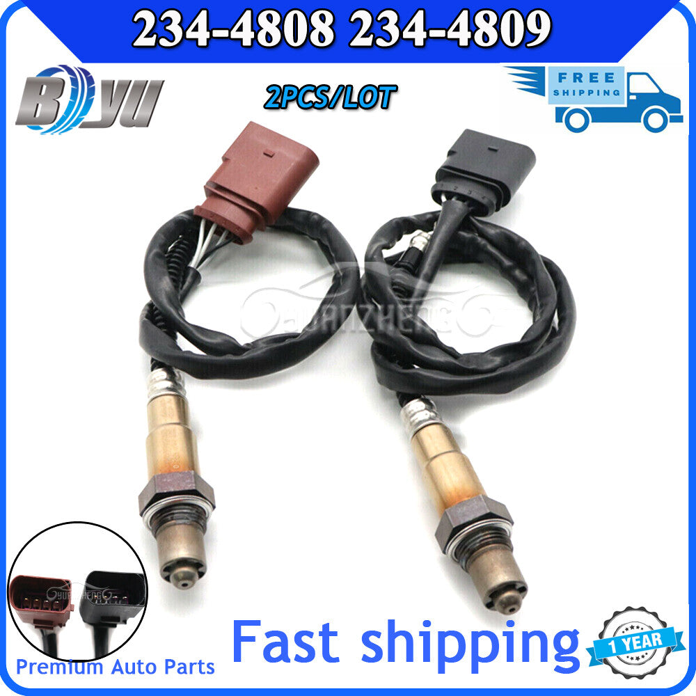 Upstream and downstream oxygen sensors suitable for Jetta Beetle 234-4808 234-4809- v