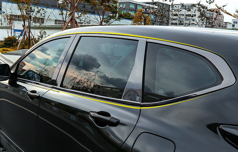 for Honda CRV CR-V 2018-2019 Black Steel Car Window Sill Molding Trim Strips 12p