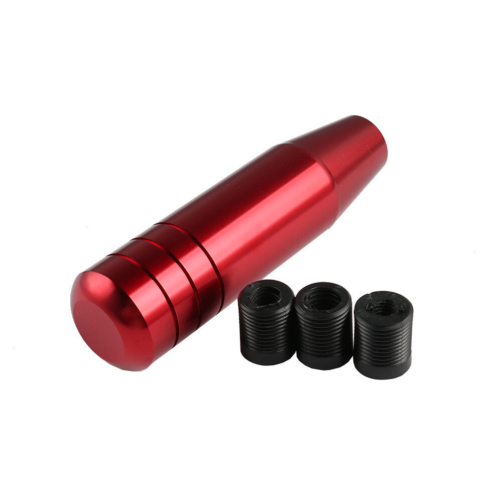 Long Plus Manual Car Gear Stick Shift Knob Shifter Lever 13cm Red Universal