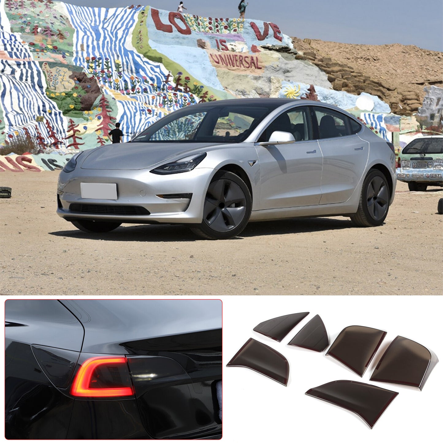 ABS carbon fiber front reading light frame decoration suitable for Maverick 2022- v