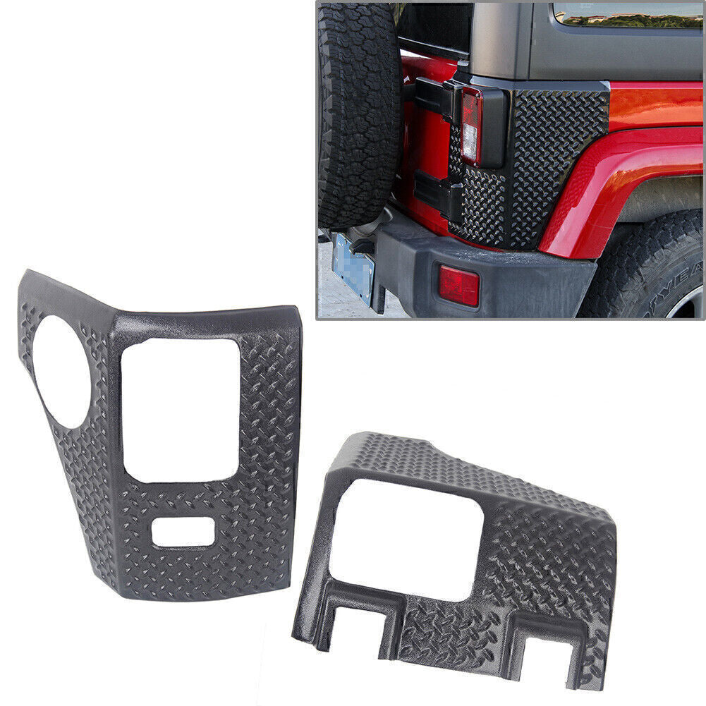 Rear Corner Armor Tail Light Guard Cover for Jeep for Wrangler JK 2007-2017 08 09 10
