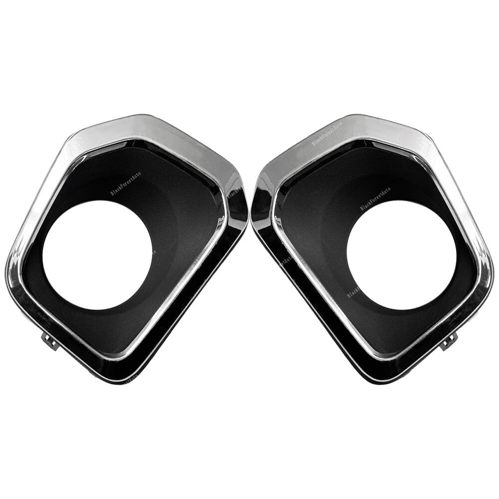 2x for Toyota Tacoma 2016 2017 20 Fog Light Trim Chrome+Black Right+Left Side
