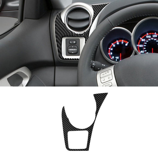 Carbon Fiber Window Switch Panel Cover Trim for Land Cruiser Prado 10-18 v