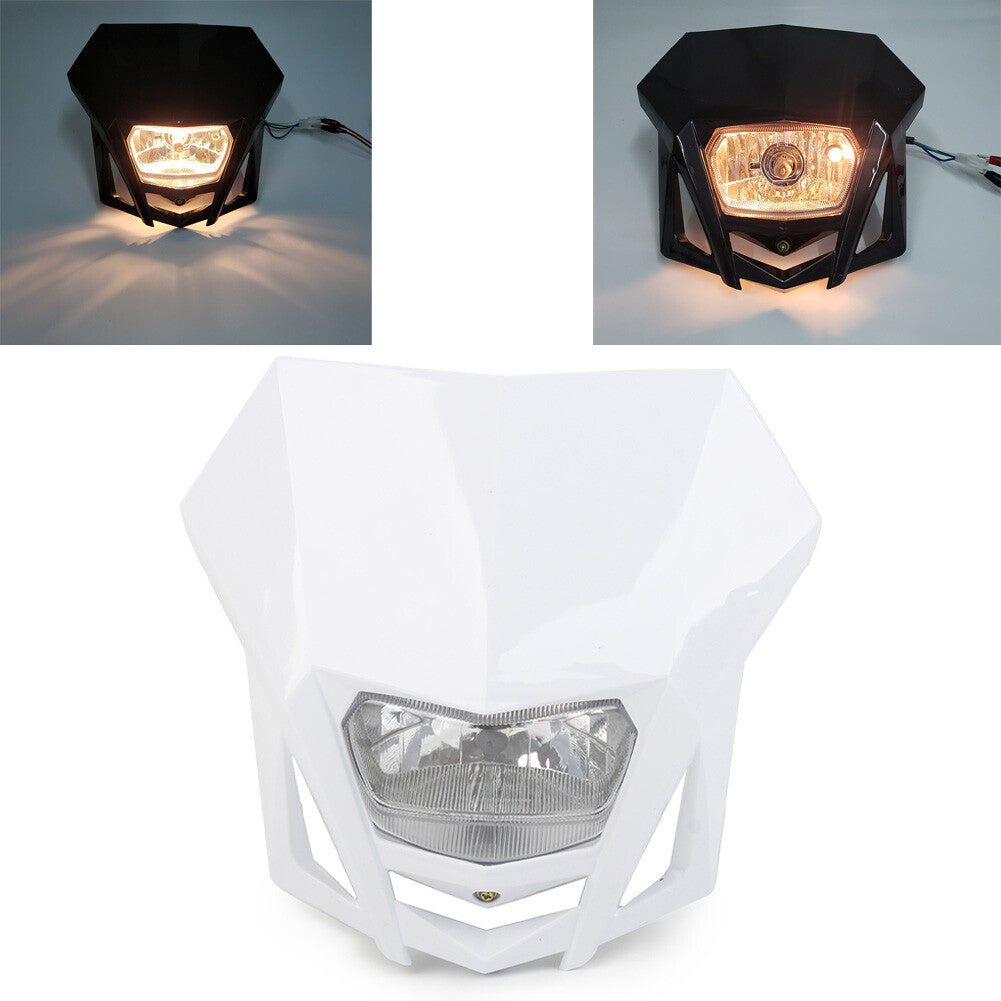 for Kawasaki KLX XR CRF DRZ RMZ for Yamaha Dirt Bikes 12V H4 Headlight Fairing Q