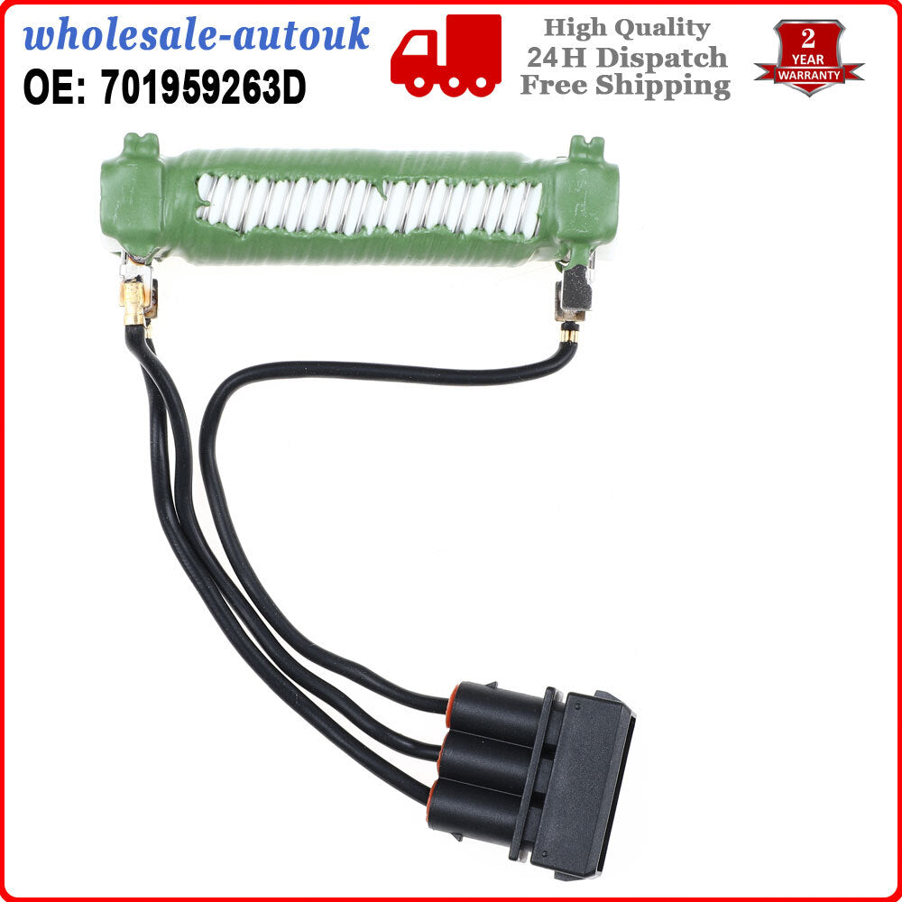 for VW Transporter Sharan Alhambra Blower Motor Fan Resistor 701959263D Q