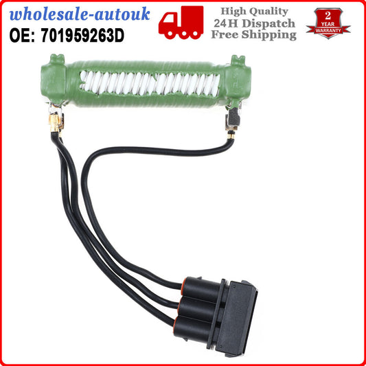 for VW Transporter Sharan Alhambra Blower Motor Fan Resistor 701959263D Q