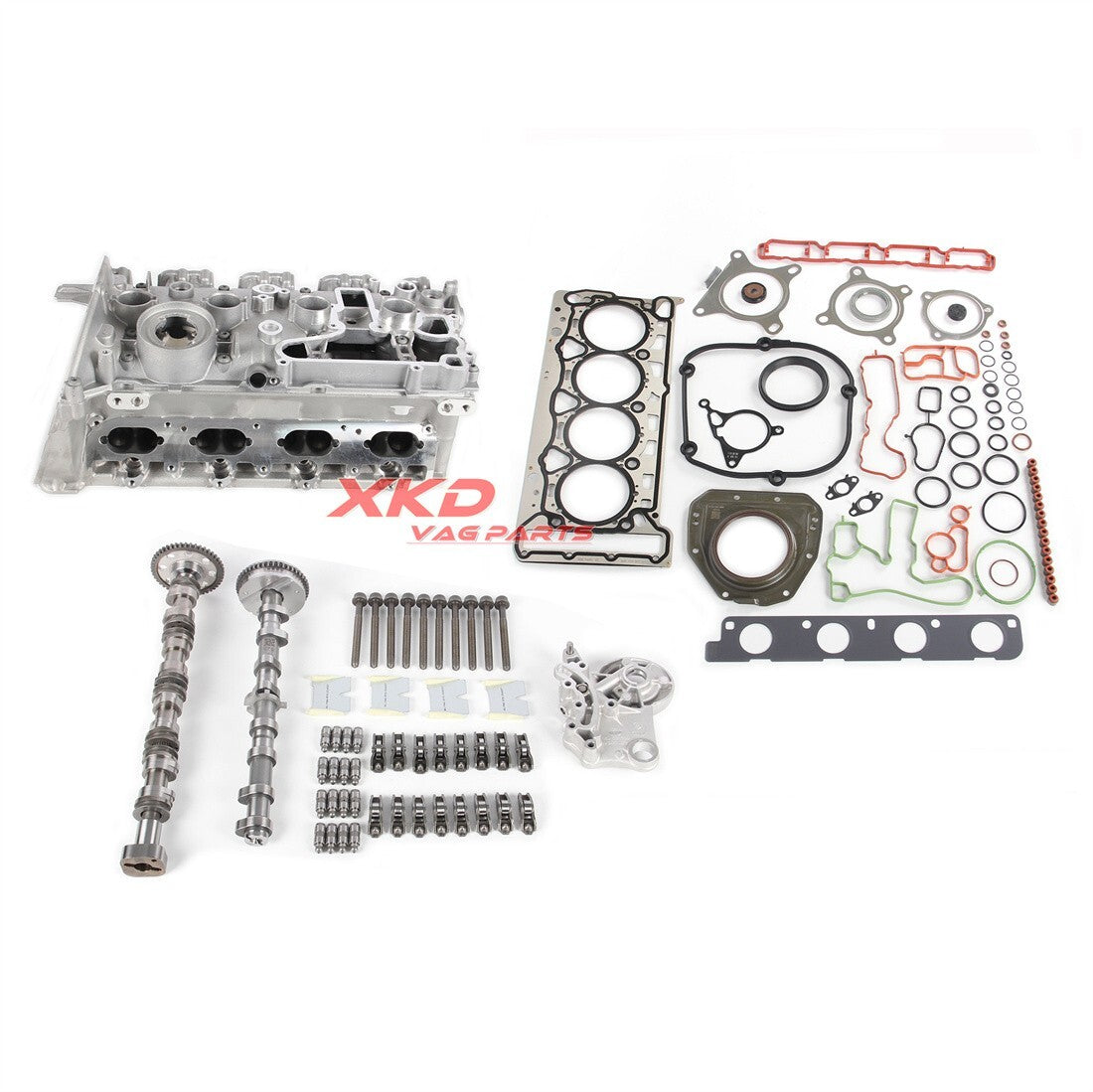 2.0T Complete Cylinder Head & Gaskets Fit for Audi for A4 Quattro 2008-2015 Q