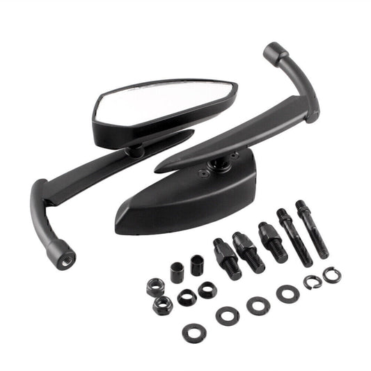 Rear-view Mirrors Fit for Honda for Kawasaki for Yamaha All Naked Cruiser Bike Universal Q