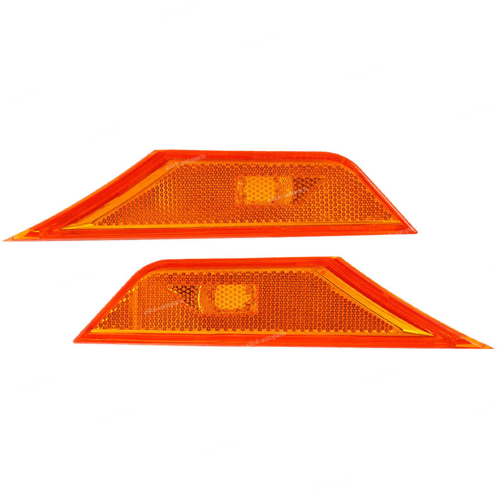 2x For 16-22 for Honda for Civic Amber Lamp Side Marker Lights W/LED Bulb Left Right