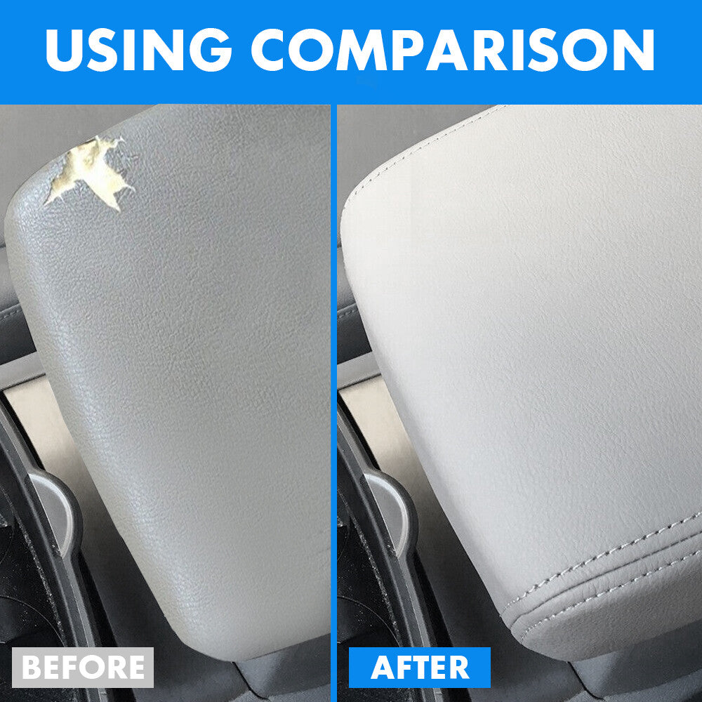 1-piece leather center console cover/armrest cover, grey, suitable for 2008-13 Highlander. n