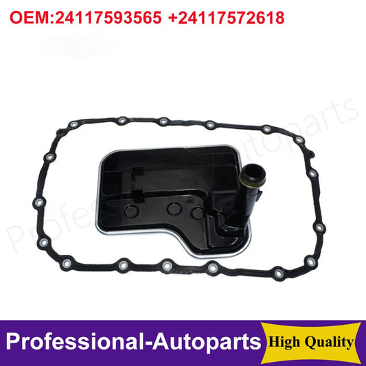 24117593565Transmission Filter With Gasket for BMW E90 E91 E92 328i 128i xDrive Q