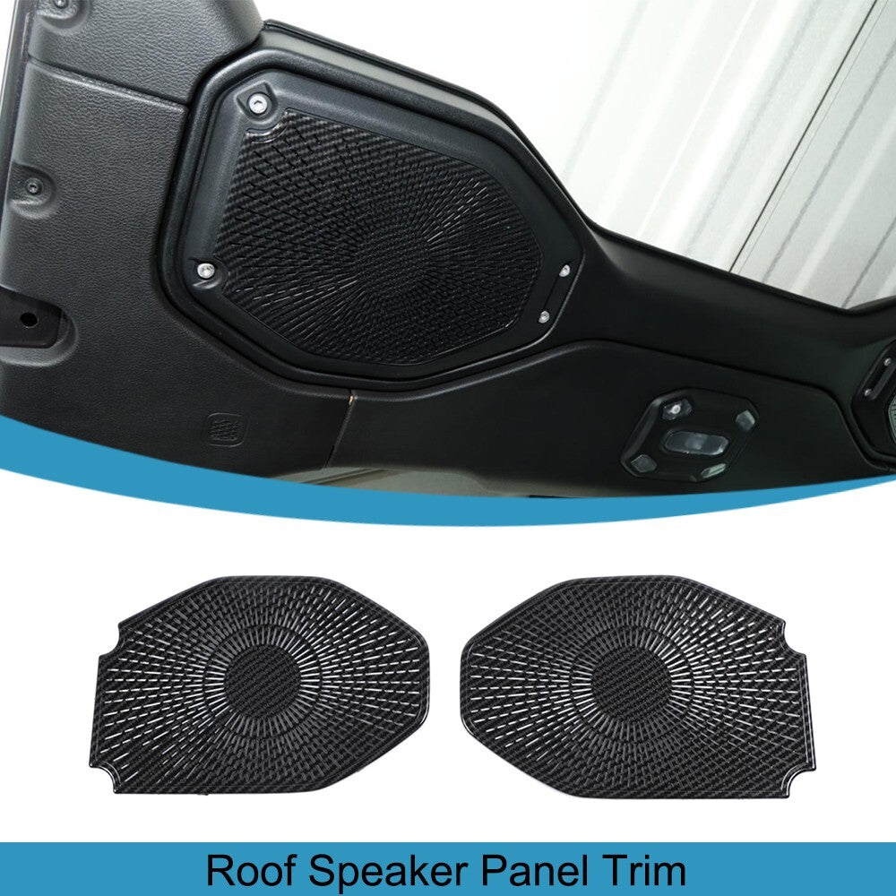 Roof Speaker Audio Panel Cover Trim for Jeep for Wrangler JL Gladiator JT 2018-2023