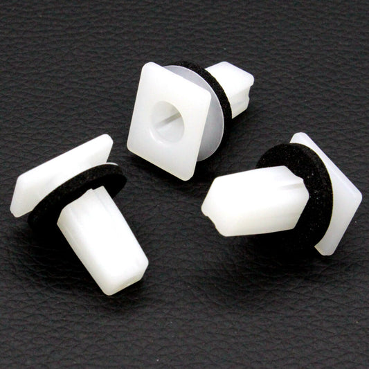 10x Rear Bumper Cover Retainer Nut Nylon Screw Grommet Clip for Hyundai Sante Fe
