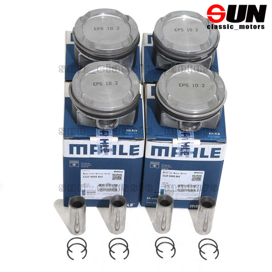 4-Piece Piston and Ring Set CR 10.2 for 330i, 430i, F30, F32, F56, G20, G30, B46, B48 2.0-