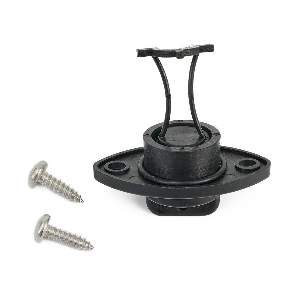 Universal/ Black Boat Drain Screw Bung  Socket Transom Captive Chandlery