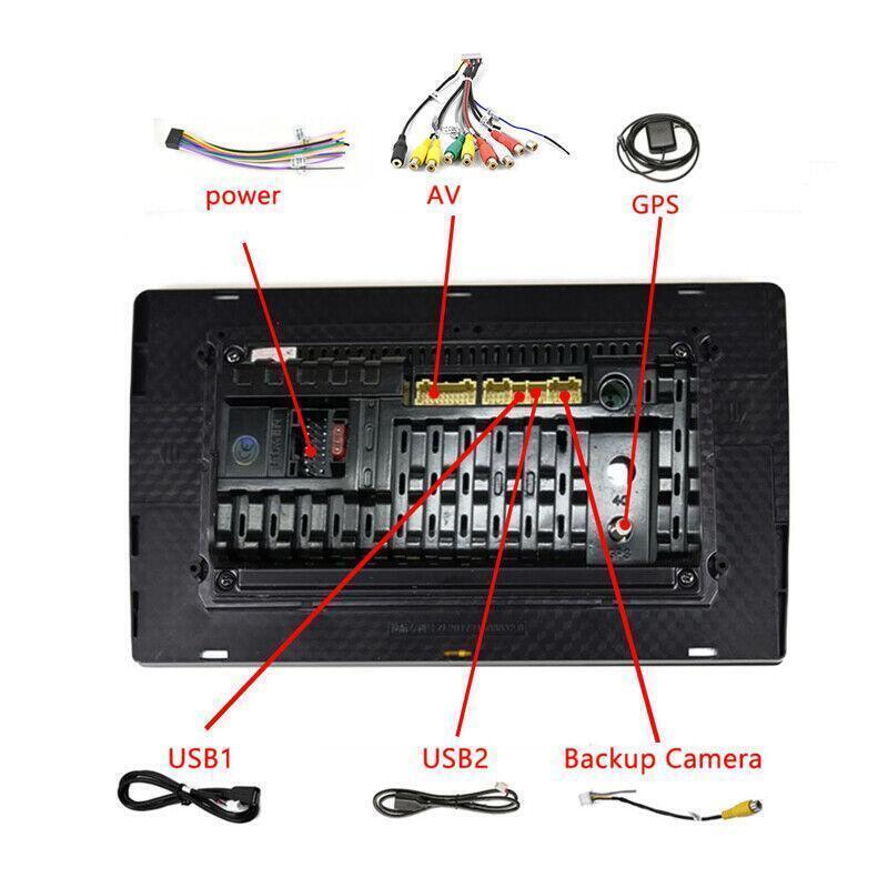 9 Carplay Android 11 Car Stereo Radio GPS WiFi Fit for Mercedes-Benz B200 08-11