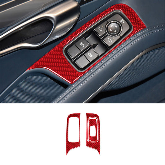 5PCS Carbon Fiber Dashboard Cover Trim Kit For Colorado 2004-12/ for Canyon 2005-12 v