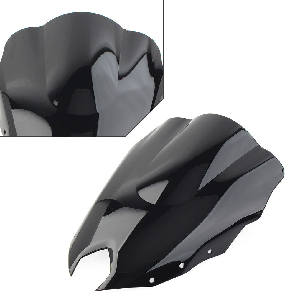 Windshield Windscreen Wind Screen Motorcycle for YAMAHA FZ-6R 2009-2015 Black