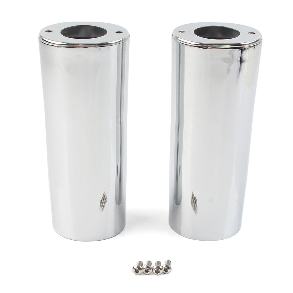 2 verl?ngerte Tauchrohrabdeckungen f¨¹r for Harley Street Glide Road King Softail