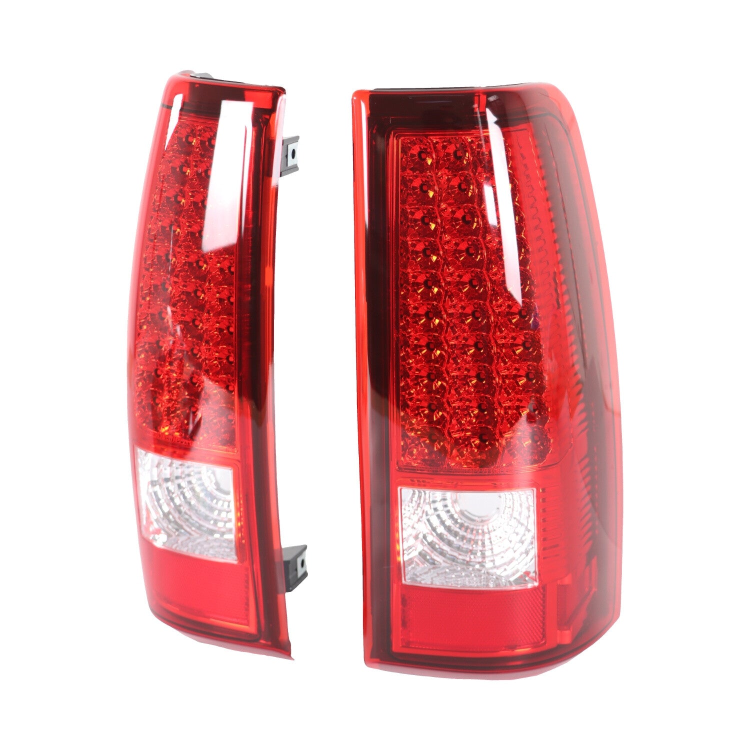 For 03-06 for Chevy Silverado 1500 2500 3500 Red LED Tube Tail Lights Brake Lamps