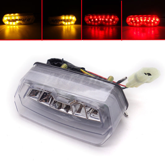 Clear Integrated LED Tail Stop Turn Signals Light for Honda Grom 125 MSX 14-16 Q