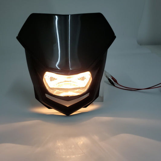 Universal Headlight Head Lamp Fairing For Supermoto Bike Dirt Bike
