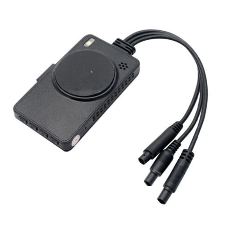 Motorcycle Waterproof Camera DVR Dash Dual Cam Front Rear Camcorders Recorder