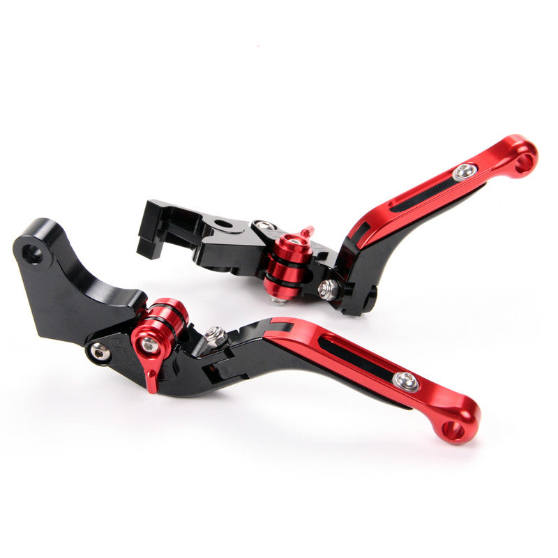 FoldingExtendable Brake Clutch Levers For Honde XL700 Transalp 2010-2012 Red