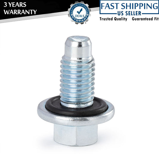 1-pack of 96829610 oil pan drain plug bolts with O-rings suitable for general-purpose for Chevrolet , for Buick , and for Cadillac vehicles. Q