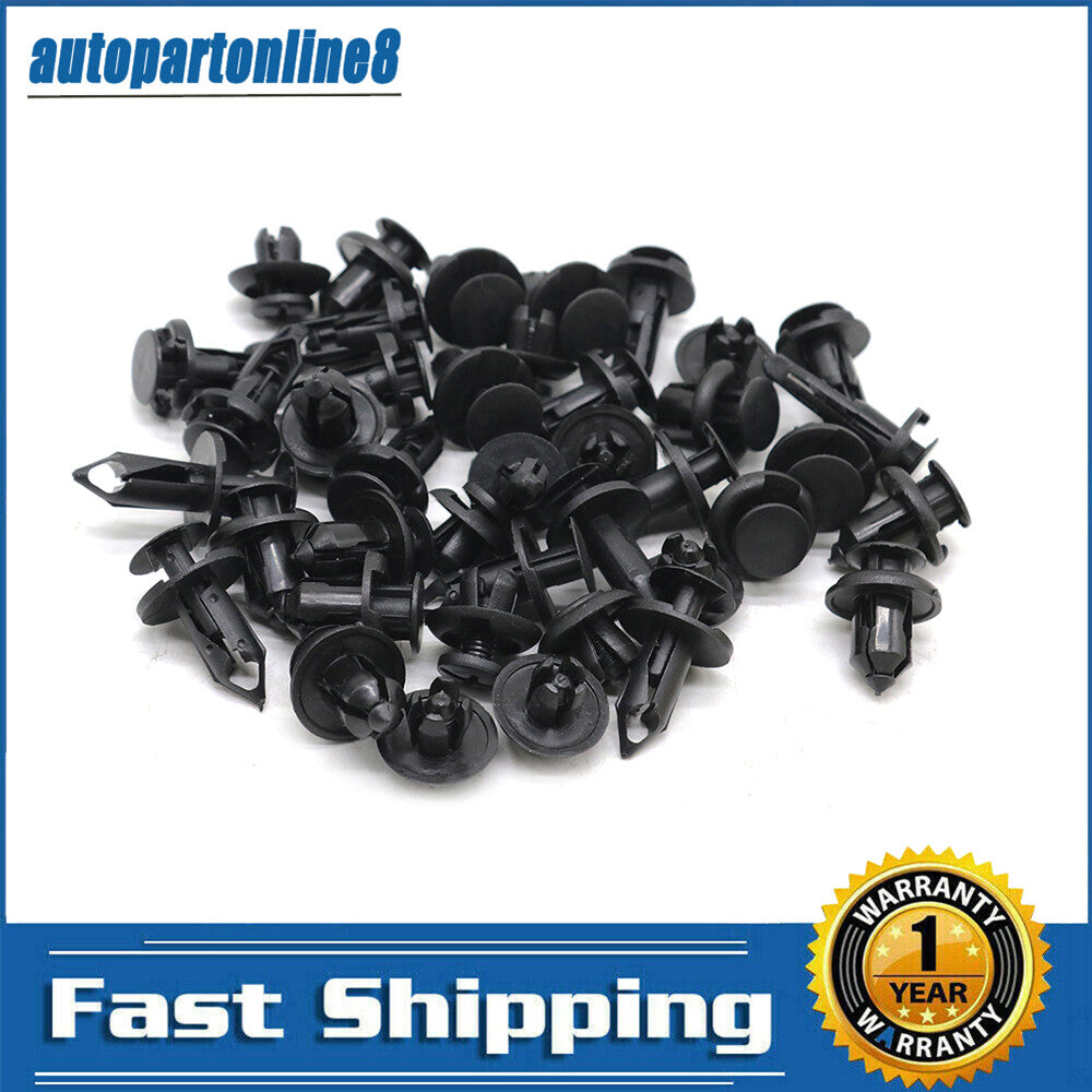 40 pcs 21030249 Plastic Fastener Clips Bumper Push Pin Rivet Retainer Accessory