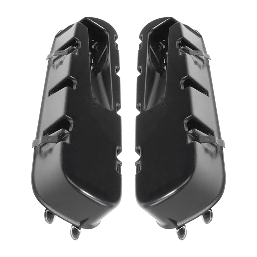 1 Set Front Left+Right Wing Grille Cover Panels Chrome For 5 Series E60 M5