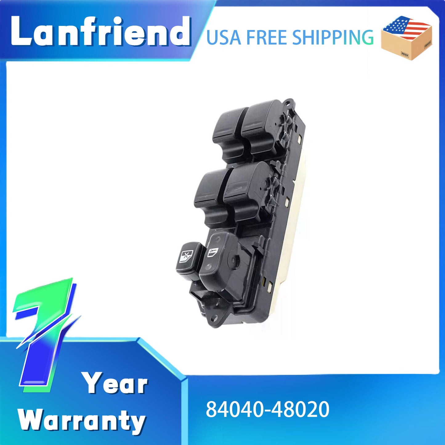 84040-48020 Power Window Master Switch Fit for Lexus RX300 for Toyota Harrier 1998-2003