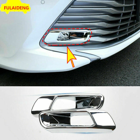 for Toyota for Camry XLE,LE,L 2018-2022 Chrome Front Fog Lamp Fog Light Cover Trim