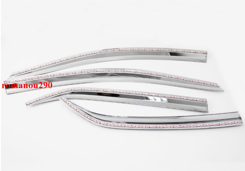for VOLVO XC40 2019-2024 Chrome Window Wind Visors Sun Rain Guard Vent Deflector